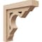 Ekena Millwork 3"W x 12"D x 12"H Thin Sheridan Rough Cedar Woodgrain TimberThane Corbel, Primed Tan CORUR03X12X12SHERCPR - alternate 1